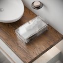 Ver imagem 3 de Porta Lenços de Papel Desmontável em Acrílico Cristal Luxo Porta Objetos