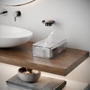 Ver imagem 4 de Porta Lenços de Papel Desmontável em Acrílico Cristal Luxo Porta Objetos