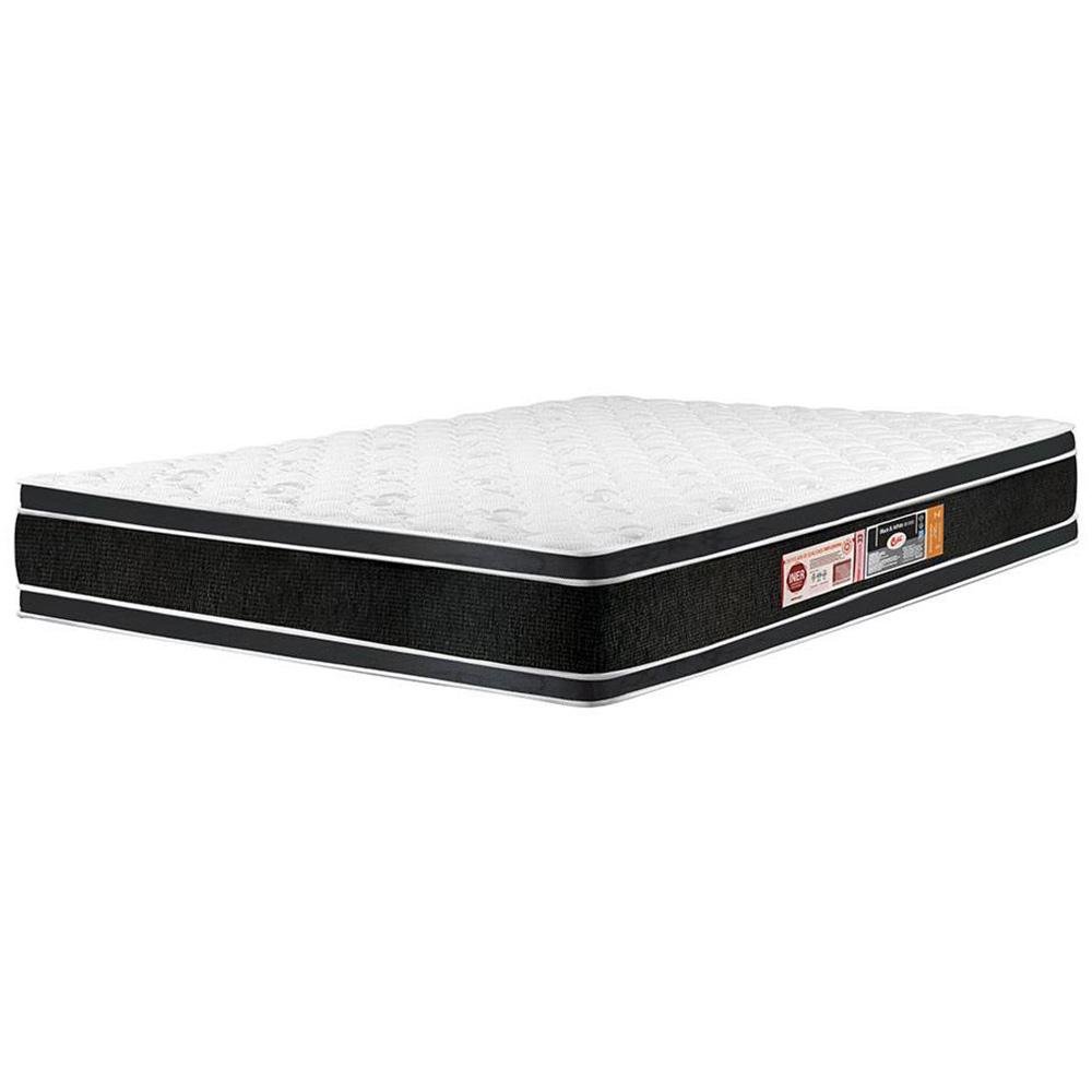 Colchão Casal Castor Box Espuma D33 Black & White Air Double Face 138 ...