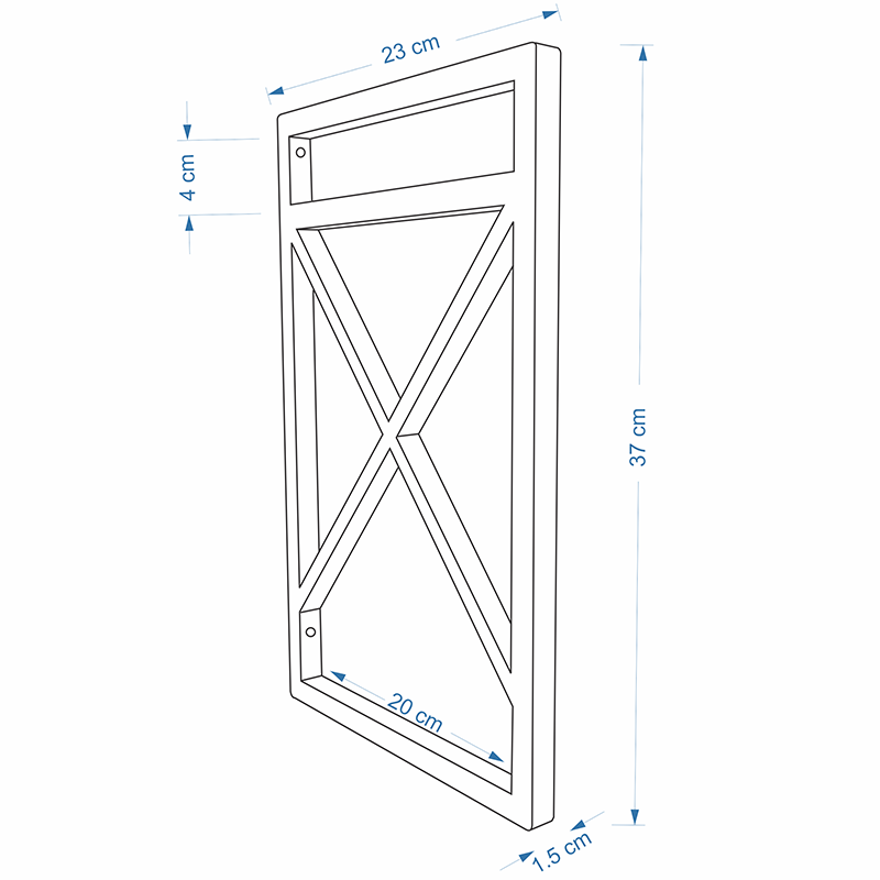 Prateleira Industrial Antiferrugem Completa 20x60cm - 4