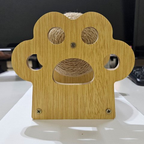 Arranhador Gato Brinquedo Rasqueavel Divertido Felino Pet Relaxante Anti Estresse Petshop Casa Lazer