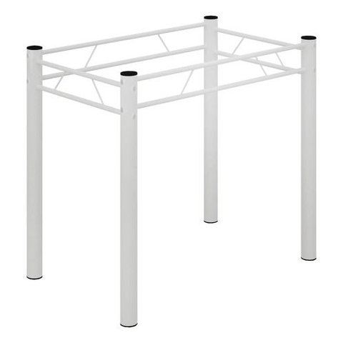 Base de Mesa Tubular Aço 2" 1,2 para Banco Branca Jantar