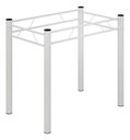 Ver imagem 1 de Base de Mesa Tubular Aço 2" 1,2 para Banco Branca Jantar