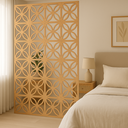 Ver imagem 2 de Kit 24 Divisórias de Ambiente Cobogó Modular em Mdf Vazado | Decoração para Interiores