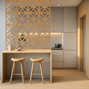 Ver imagem 3 de Kit 24 Divisórias de Ambiente Cobogó Modular em Mdf Vazado | Decoração para Interiores