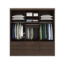 Ver imagem 5 de Guarda Roupas 3 Portas Correr Chicago C- de e 9 Gavetas Cinamomo - Tcil Móveis