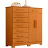 Cômoda Sapateira Julieta 8 Gavetas 2 Portas Cinamomo - 1
