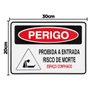 Combo 10 Placas de Sinalização Espaço Confinado S-235/2 F9e - 2