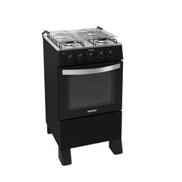 Fogão 4 Bocas Itatiaia Waves New com Acendimento Automático Preto Bivolt - 1 Fogão 4 Bocas Itatiaia Waves New com Acendimento Automático Preto Bivolt - 1