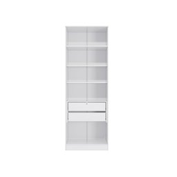 Guarda-Roupa Modulado 230x80x56 Linha Closets Adapt - 3 Guarda-Roupa Modulado 230x80x56 Linha Closets Adapt - 3