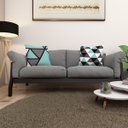 Ver imagem 2 de Kit 2 Almofadas Cheias 40cm X 40cm Decorativas Estampadas Digital Sala Sofá Quarto Geo Verde