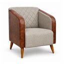 Ver imagem 2 de Poltrona Silmara Design Elegante e Sofisticada para Recepção Linho