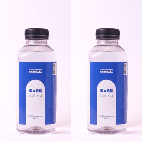 Kit 2 Refil Difusor de Aromas Cabe Calma 500ml