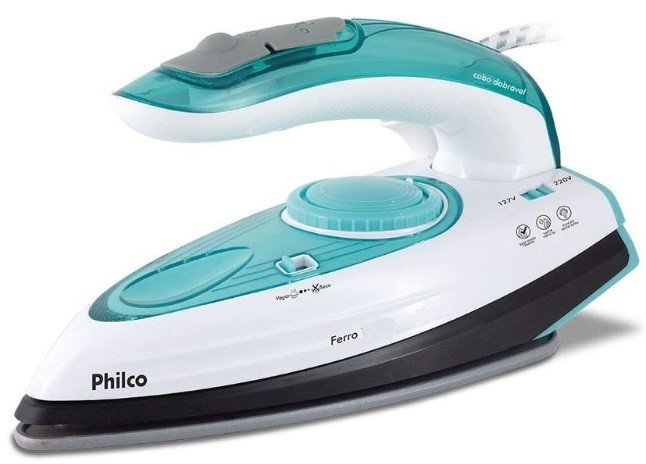 FERRO DE PASSAR A VAPOR PHILCO 900w BIVOLT COMPACT P/ VIAGENS ...