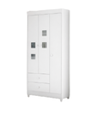Ver imagem 2 de Guarda Roupa Infantil 3 Portas 2 Gavetas Lunni - Mobibaby