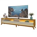 Ver imagem 2 de Rack para Tv com Led Requinte 260 Naturale Off White - Gelius