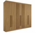 Ver imagem 2 de Guarda Roupa da Vinci 6 Pts Ripado 100% Mdf - Ddoro Móveis