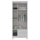 Ver imagem 3 de Quarto Bebê 3 Portas com Gaveteiro Ternura Baby e Mini Berço Moisés Alegria com Colchão -