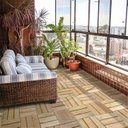 Ver mais imagens de Decks de Madeira Modular 30x30 Cm Sacada e Varanda