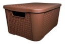 Ver imagem 1 de Caixas/cesto Organizador Rattan Café 17 Litros