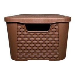 Caixas/cesto Organizador Rattan Café 17 Litros - 7