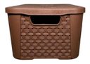 Ver imagem 7 de Caixas/cesto Organizador Rattan Café 17 Litros