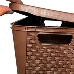 Caixas/cesto Organizador Rattan Café 17 Litros - 6