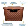 Caixas/cesto Organizador Rattan Café 17 Litros - 4