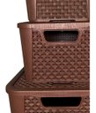 Ver imagem 5 de Caixas/cesto Organizador Rattan Café 17 Litros
