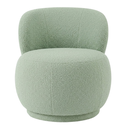 Ver imagem 4 de Poltrona Decorativa Aimê Premium Bouclé Verde Claro Sala Dekorien