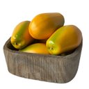 Ver imagem 4 de 3 Mamões Artificiais Realistas Fruta Fake Decoração Gourmet, Cenário, Vitrine, Restaurantes e Buffet