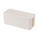 Ver imagem 1 de Caixa para Proteger e Organizar Tomadas Fios Cabos 40cm Branco
