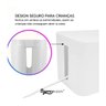 Caixa para Proteger e Organizar Tomadas Fios Cabos 40cm Branco - 5