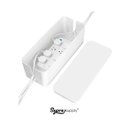 Ver imagem 6 de Caixa para Proteger e Organizar Tomadas Fios Cabos 40cm Branco