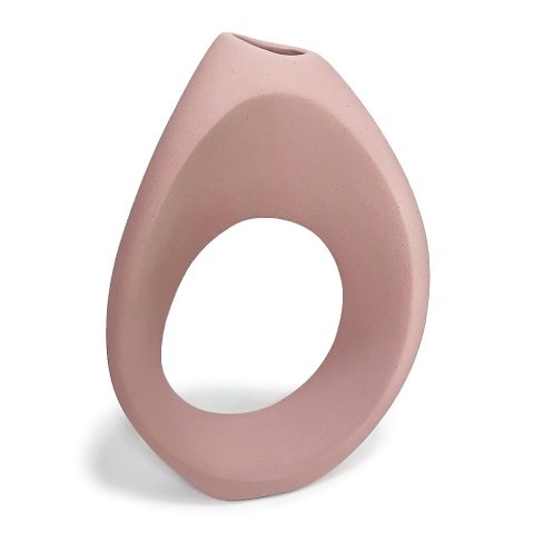 Vaso Garrafa Aliança Decorativa 29x20cm