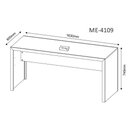 Ver imagem 2 de Kit Escritório Completo com Mesa Gaveteiro Estante e Balcão Cor:branco