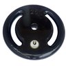 Anilha 25kg Emborrachada Revestida Vazada Peso Musculação Academia JFIT - 3