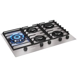 Cooktop Mueller 5 Bocas de Alumínio 77cm com Grade Dupla Mcg5bl Bivolt - 2