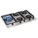 Ver imagem 2 de Cooktop Mueller 5 Bocas de Alumínio 77cm com Grade Dupla Mcg5bl Bivolt