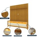 Ver imagem 5 de Rack com Painel para Tv até 43 Polegadas Led 2 Gavetas com Pés 130cm Elegance/requinte