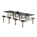 Ver imagem 1 de Mesa de Refeitório 8 Lugares com Banco Acoplado