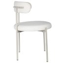 Ver imagem 3 de Cadeira Serena - Bouclê Off White Base Areia