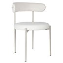 Ver imagem 1 de Cadeira Serena - Bouclê Off White Base Areia