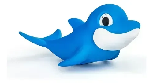 Brinquedo para Banho Golfinho Vinil Macio Sea Family Puff