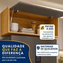 Ver imagem 7 de Armário de Cozinha Aéreo Geladeira Salvador Cinza/Cinamomo/Grafite