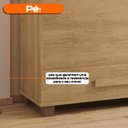 Ver mais imagens de Baú Peseira Organizador Itália para Quarto com Tampo e Pistão a Gás 1 Gaveta Cinamomo