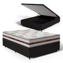Ver imagem 1 de Cama Box Baú com Colchão de Molas Ensacadas Anjos Classic Casal 138cm