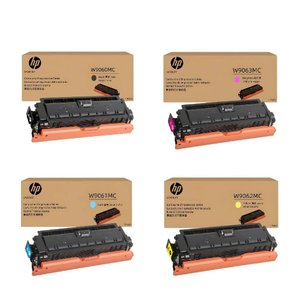 Kit 4 Toners Hp W9060mc Original W9061mc W9062mc W9063mc Cmyk E55040 55040 E57540 57540