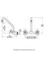 Ver imagem 4 de Misturador para Cozinha de Parede Dn15-20 Slim Cross Cromado Perflex