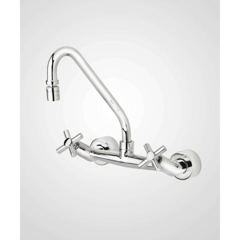 Misturador para Cozinha de Parede Dn15-20 Slim Cross Cromado Perflex